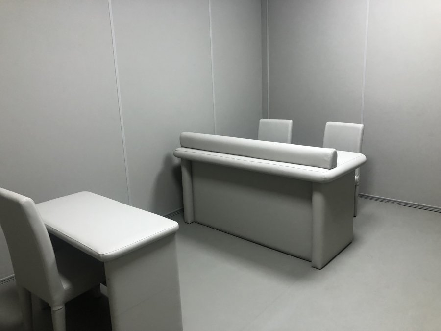 安徽六安市紀委談話室軟包建設(shè)防撞墻