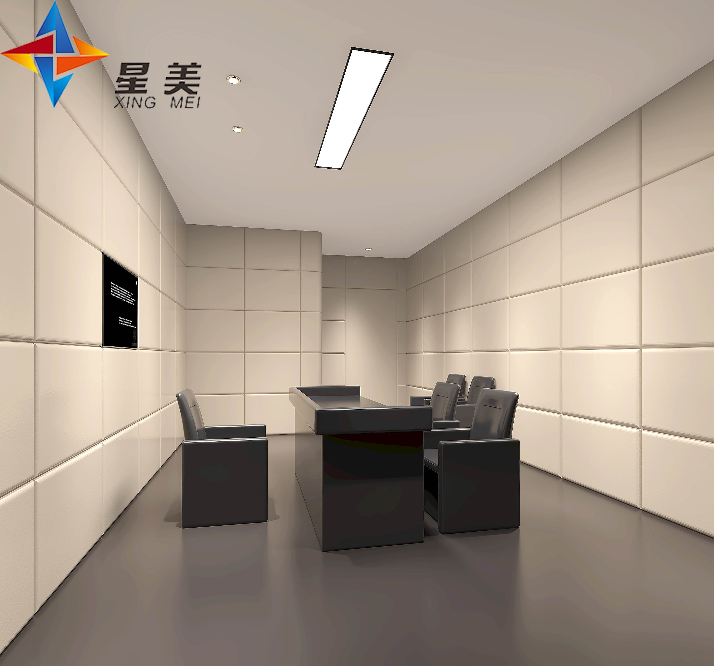 應對突發(fā)沖撞事件？審訊室軟包新型裝飾材料安全指數(shù)提升90%